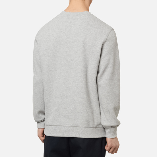 Мужская толстовка Lacoste Cotton Pique Fleece Crew Grey Chine