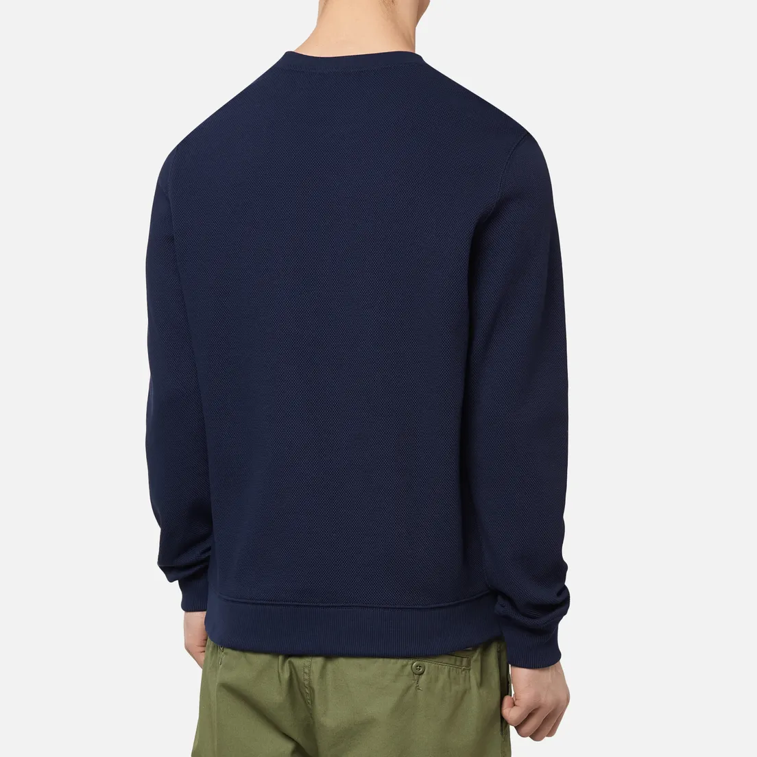 Lacoste Мужская толстовка Cotton Pique Fleece Crew