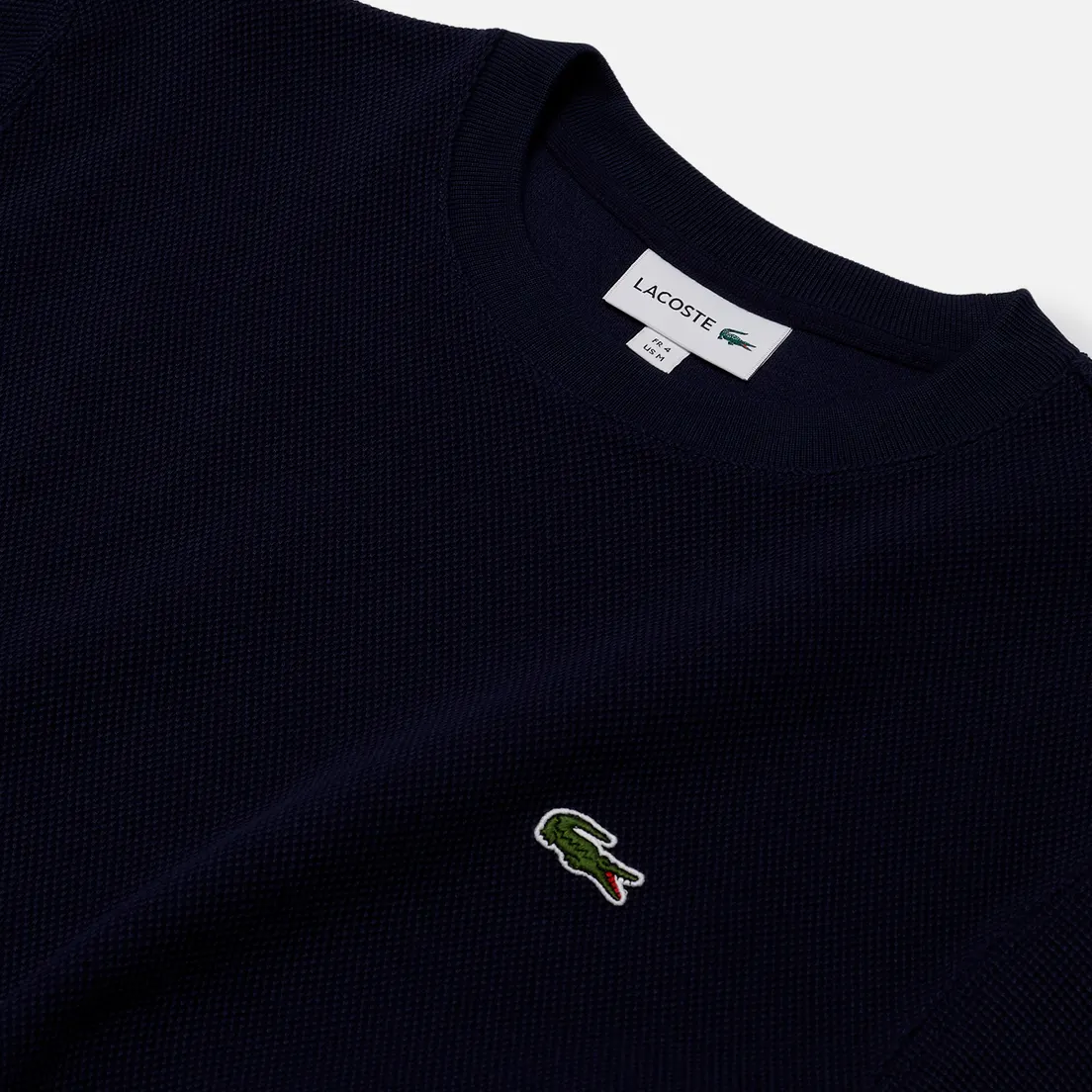 Lacoste Мужская толстовка Cotton Pique Fleece Crew