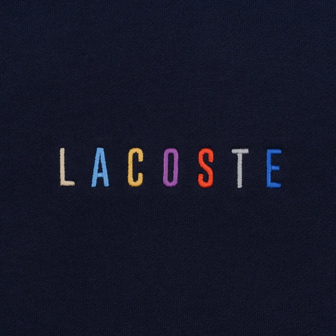 Lacoste Мужская толстовка Embroidered Multicolour Signature Fleece