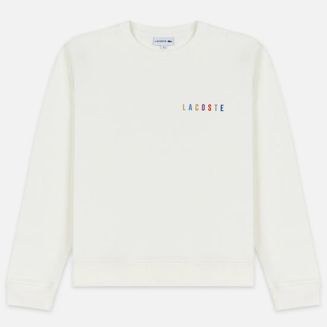 Lacoste Мужская толстовка Embroidered Multicolour Signature Fleece