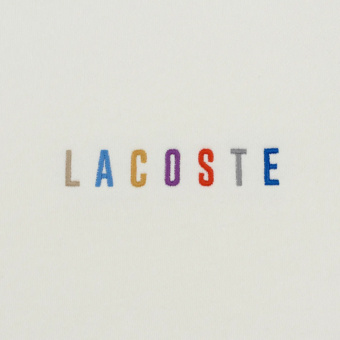 Lacoste Мужская толстовка Embroidered Multicolour Signature Fleece