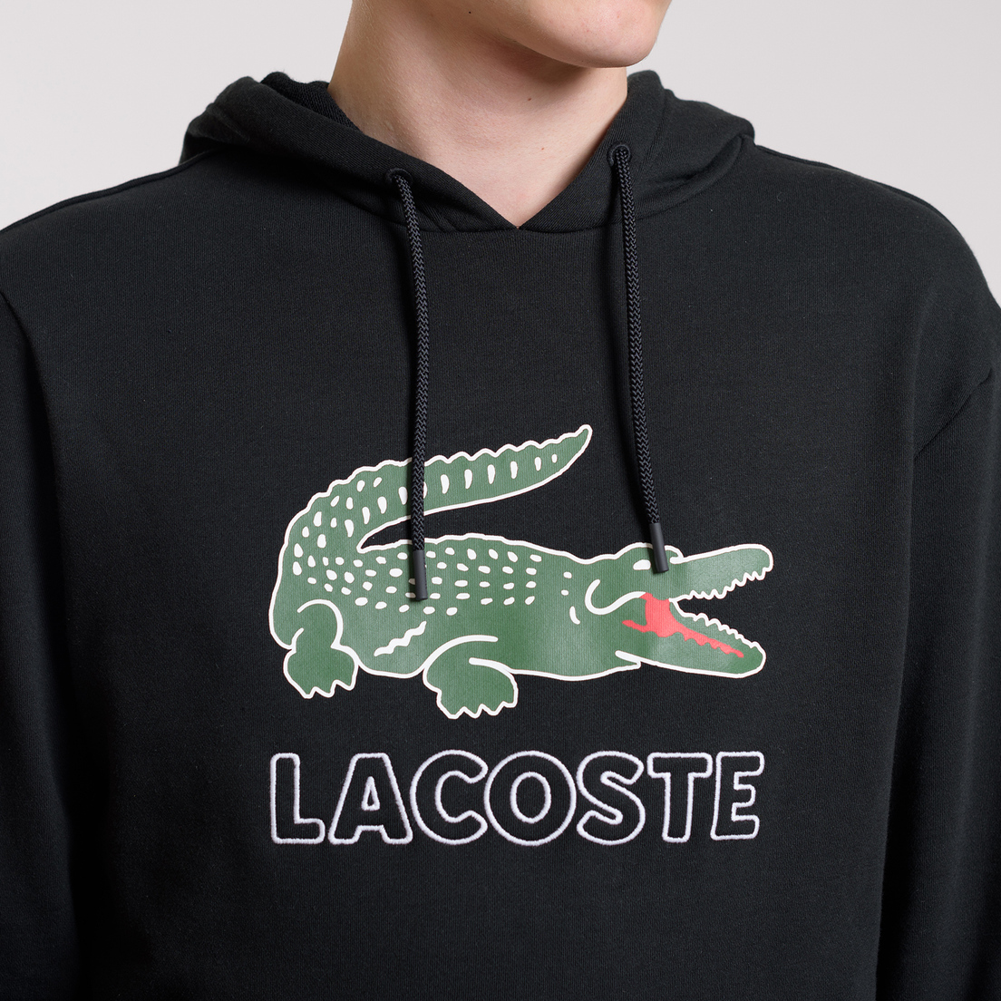 Lacoste Мужская толстовка Graphic Croc Logo Hoodie