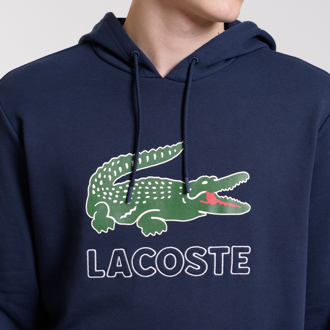 Lacoste Мужская толстовка Graphic Croc Logo Hoodie
