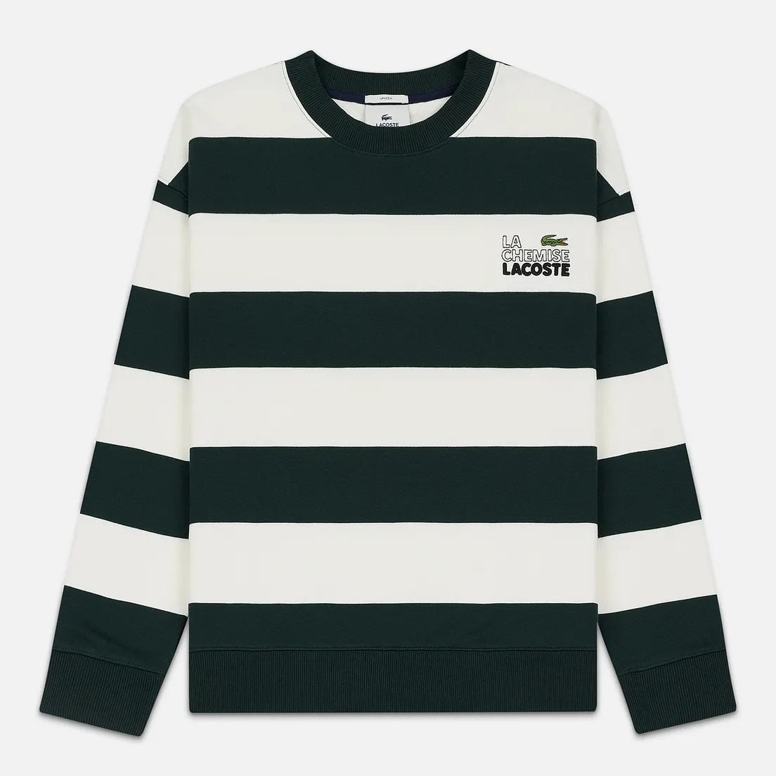 Lacoste Live Мужская толстовка Embroidered Striped Fleece