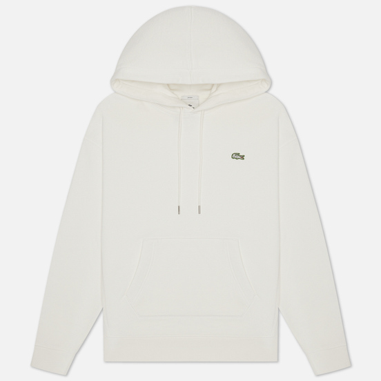 Мужская толстовка Lacoste Live Kangaroo Pocket Hoodie White