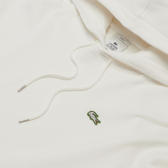 Мужская толстовка Lacoste Live Kangaroo Pocket Hoodie White
