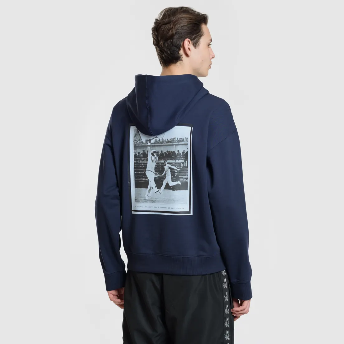 Lacoste Live Мужская толстовка Signature Embroidery Print Hoodie
