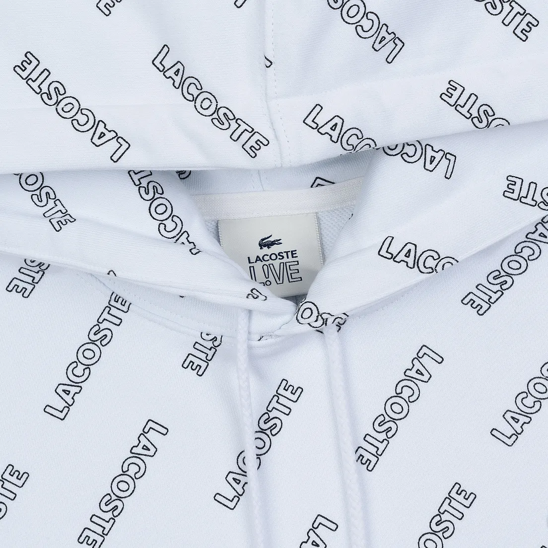 Lacoste Live Мужская толстовка Signature Print Fleece Hoodie