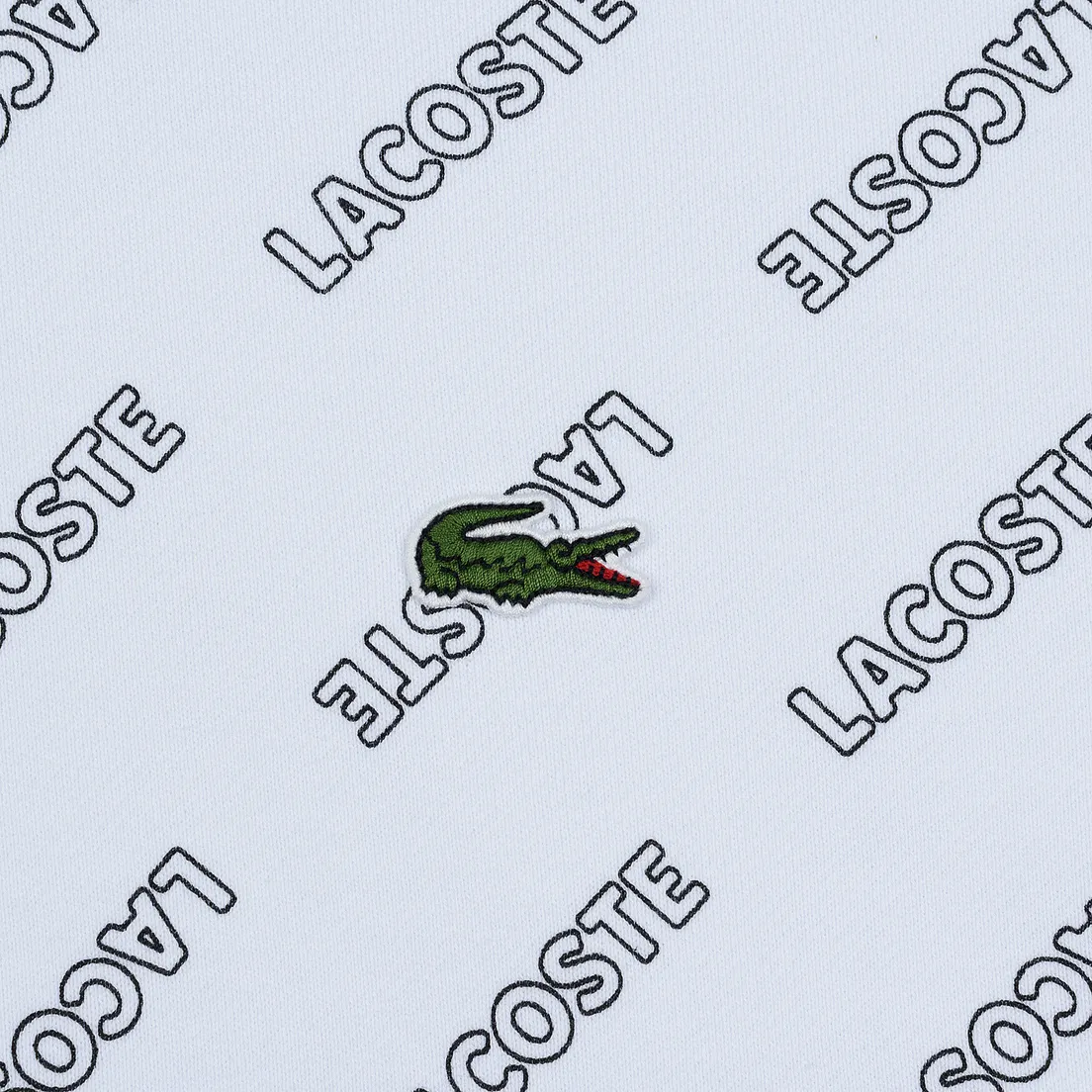 Lacoste Live Мужская толстовка Signature Print Fleece Hoodie