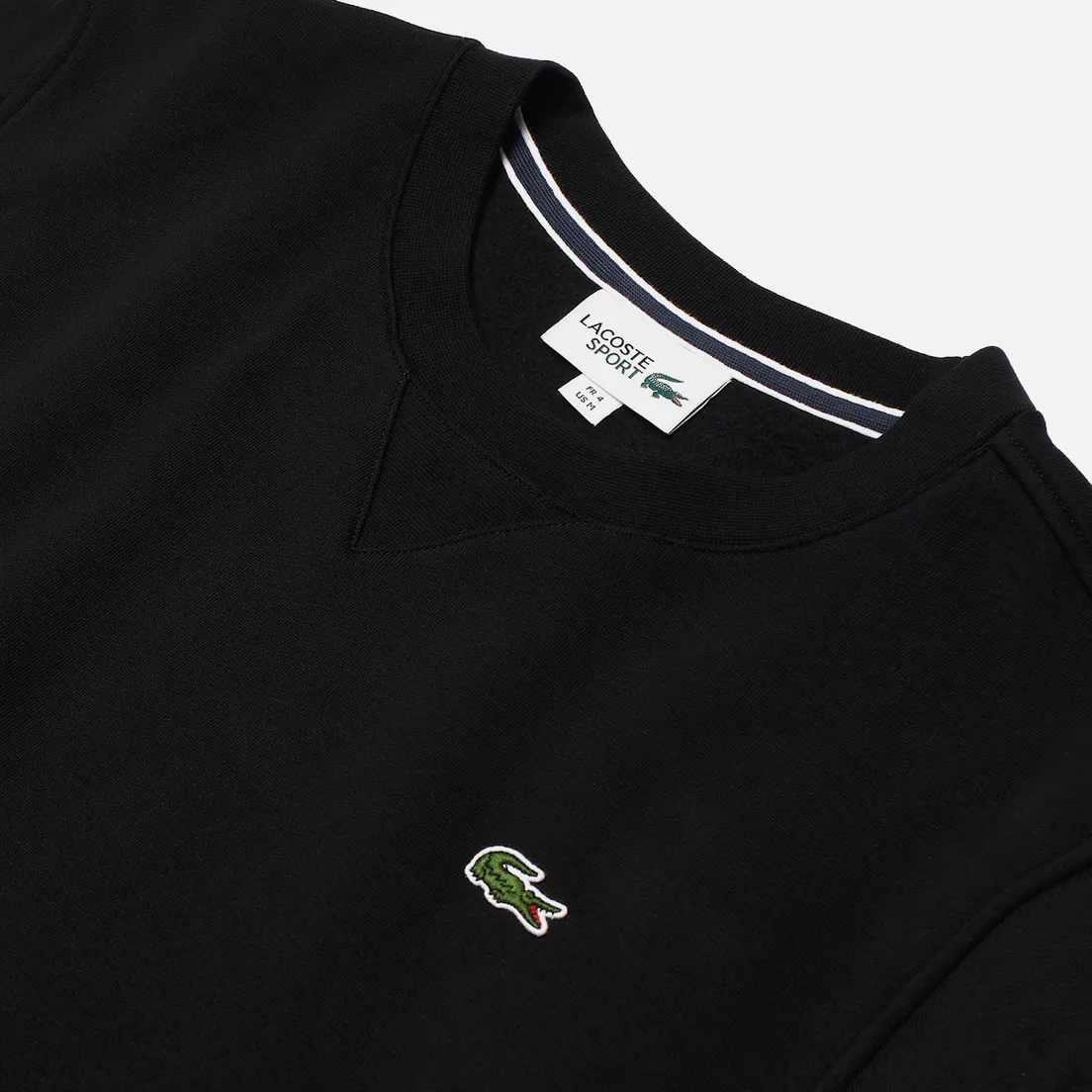 Lacoste Мужская толстовка Sport Crew Neck Solid Fleece