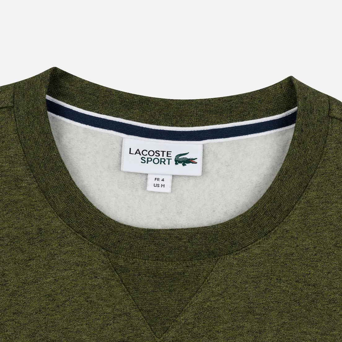Lacoste Мужская толстовка Sport Crew Neck Solid Fleece