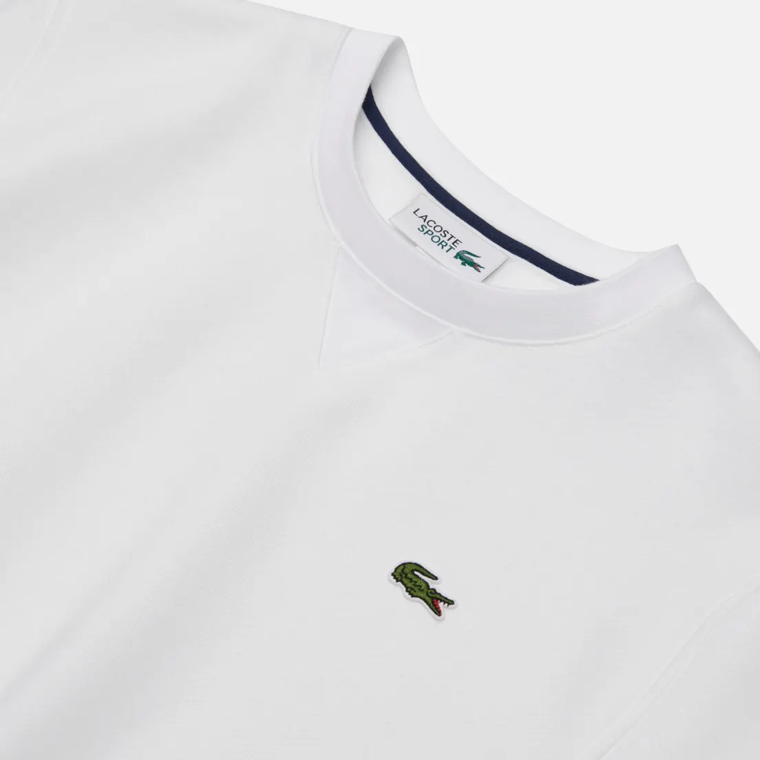 Lacoste Мужская толстовка Sport Crew Neck Solid Fleece