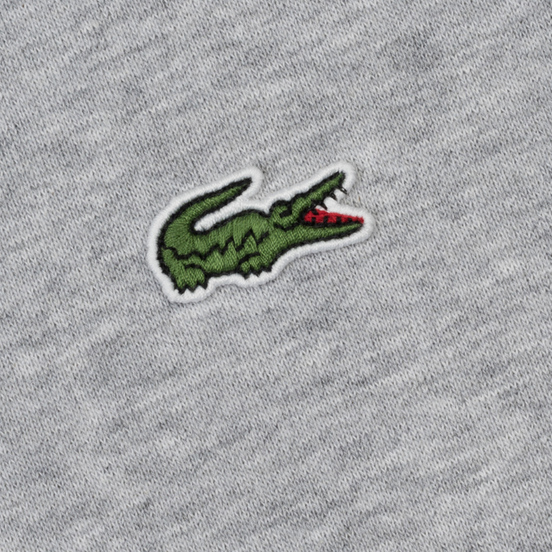 Мужская толстовка Lacoste Sport Hooded Fleece Tennis Silver/Navy Blue