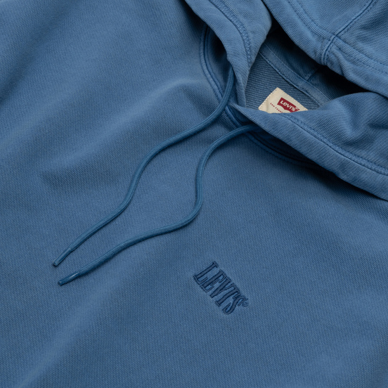 Мужская толстовка Levi's Authentic Logo Hoodie Riverside + R Blue