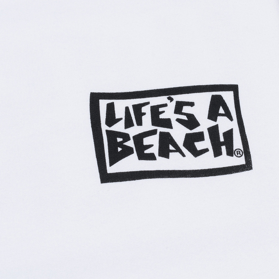 Мужская толстовка Life's a Beach All Sleeve Hoodie White