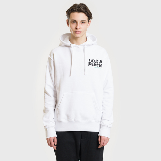 Мужская толстовка Life's a Beach Logo Hoodie White