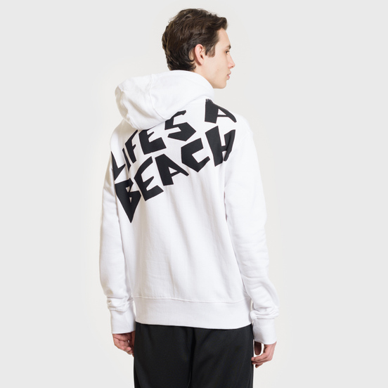 Мужская толстовка Life's a Beach Logo Hoodie White