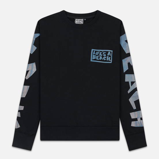 Мужская толстовка Life's a Beach Petro Drop Crew Black