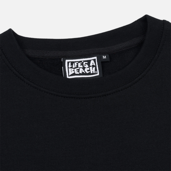 Мужская толстовка Life's a Beach Petro Drop Crew Black
