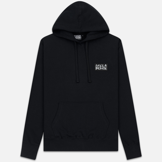 Мужская толстовка Life's a Beach Reflective Box Logo Hoodie Black