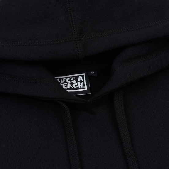 Мужская толстовка Life's a Beach Reflective Box Logo Hoodie Black