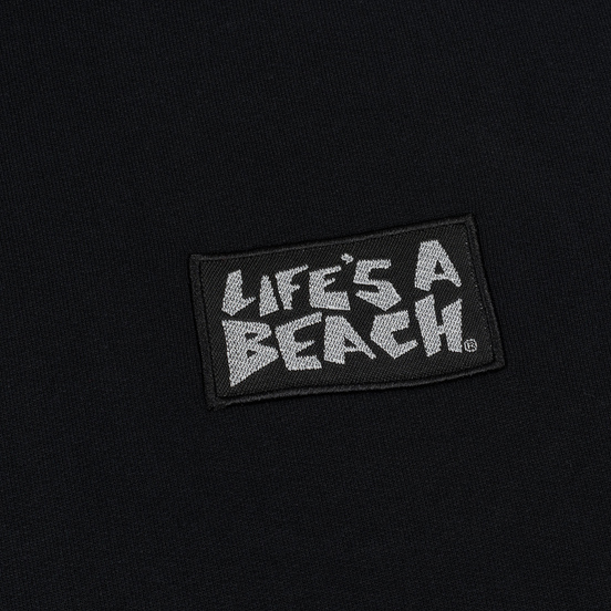 Мужская толстовка Life's a Beach Reflective Box Logo Hoodie Black