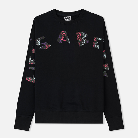 Мужская толстовка Life's a Beach Snake Strip Logo Crew Black
