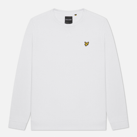 Мужская толстовка Lyle & Scott Classic Crew Neck, цвет белый, размер L