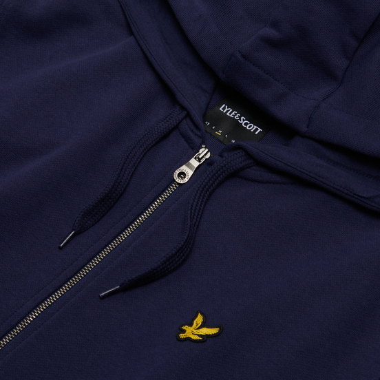 Мужская толстовка Lyle & Scott Zip Through Hoodie Navy