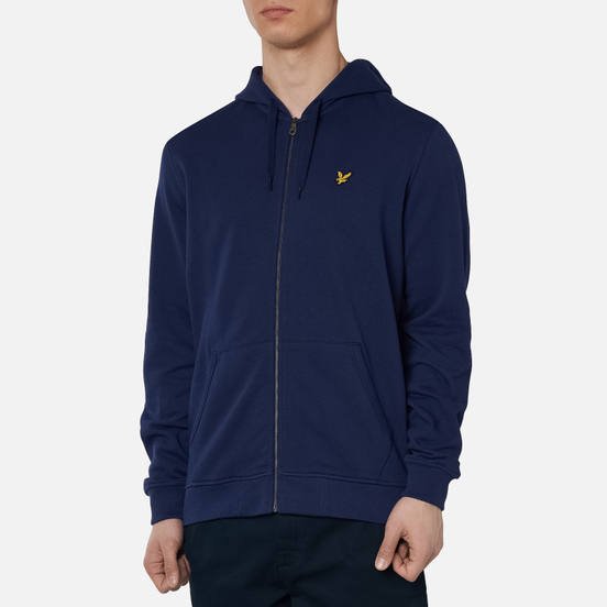 Мужская толстовка Lyle & Scott Zip Through Hoodie Navy