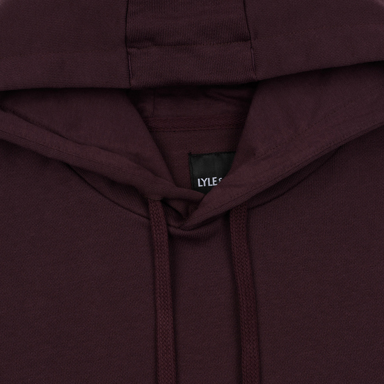 Мужская толстовка Lyle & Scott Hoodie Berry