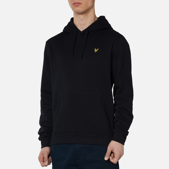 Мужская толстовка Lyle & Scott Hoodie Jet Black