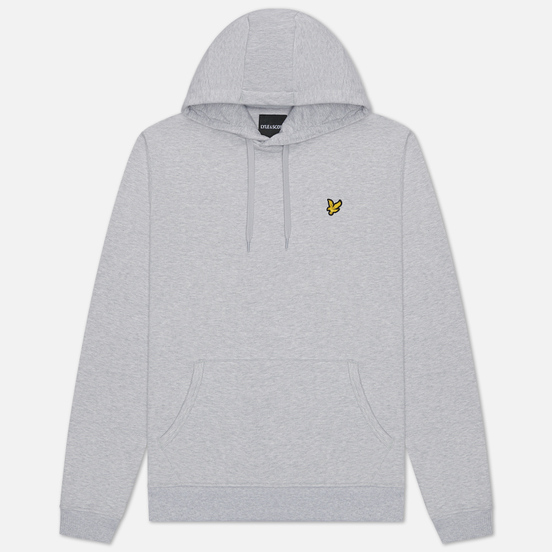 Мужская толстовка Lyle & Scott Hoodie Light Grey Marl