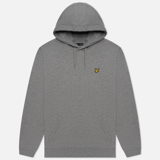 Мужская толстовка Lyle & Scott Hoodie Mid Grey Marl