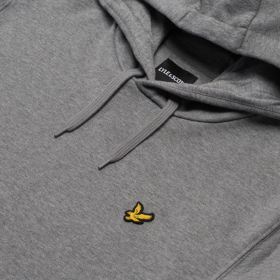Мужская толстовка Lyle & Scott Hoodie Mid Grey Marl