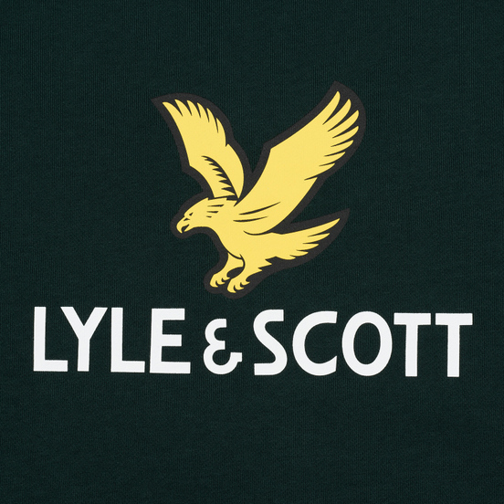 Мужская толстовка Lyle & Scott Logo Jade Green