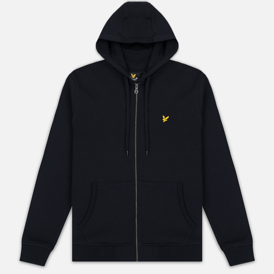 Мужская толстовка Lyle & Scott Zip Through Hoodie True Black