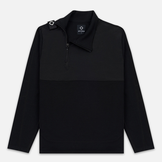 Мужская толстовка MA.Strum Track Funnel Neck Jet Black