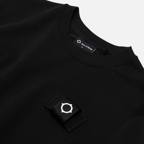Мужская толстовка MA.Strum Training Crew Diagonal Loopback Jet Black