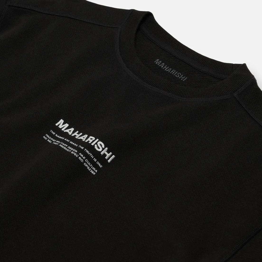 maharishi Мужская толстовка Organic Crew Military Type Embroidery
