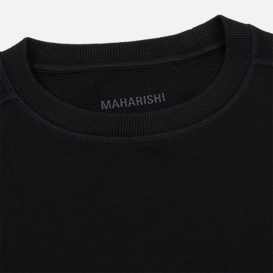 Мужская толстовка maharishi Organic Crew Military Type Embroidery Black