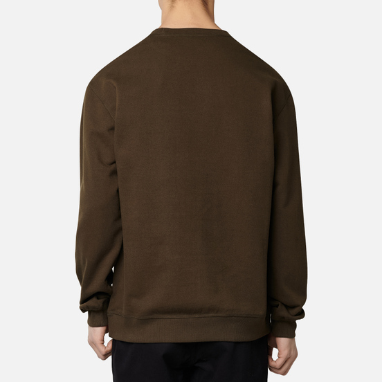 Мужская толстовка maharishi Organic Crew Military Type Embroidery Military Olive