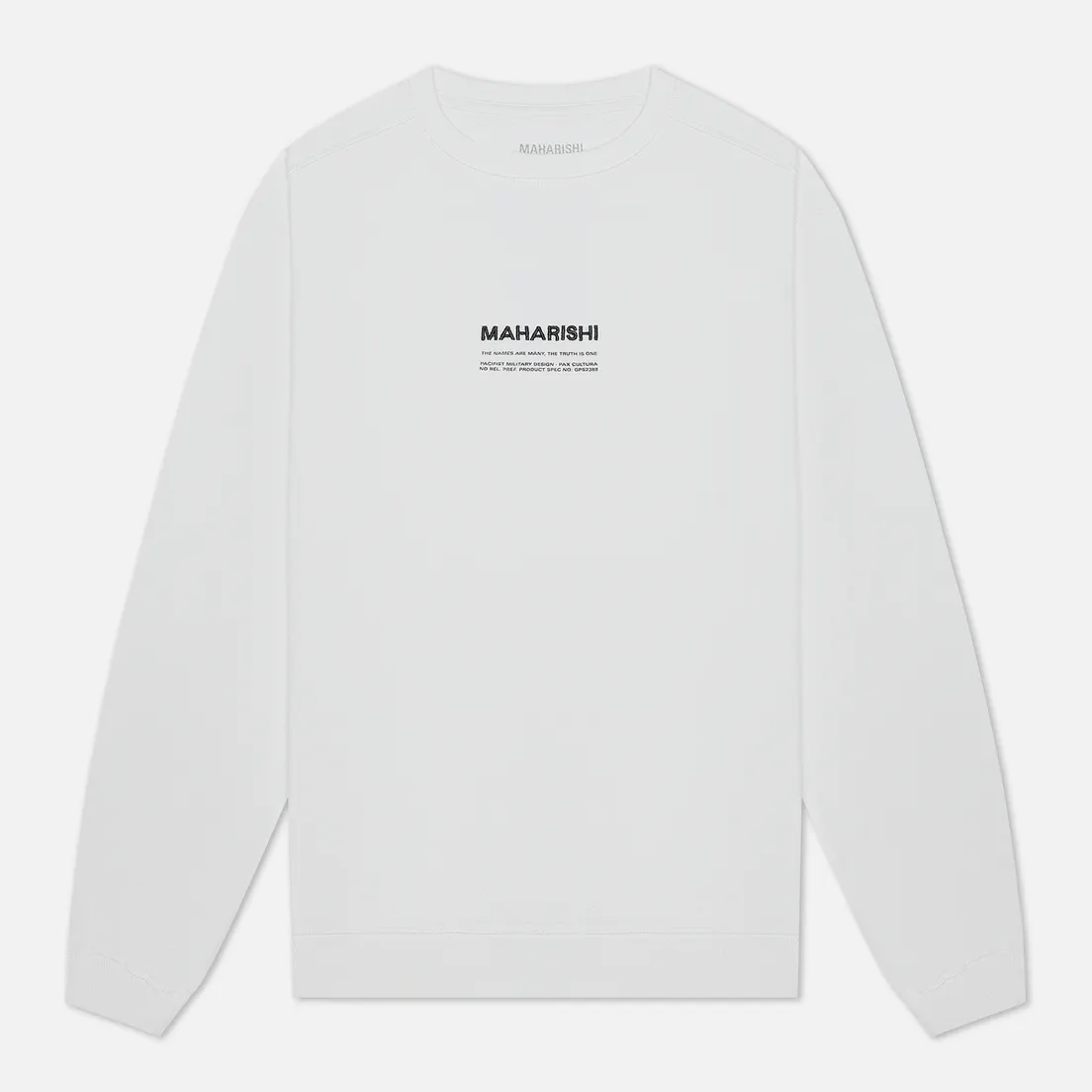 maharishi Мужская толстовка Organic Crew Military Type Embroidery
