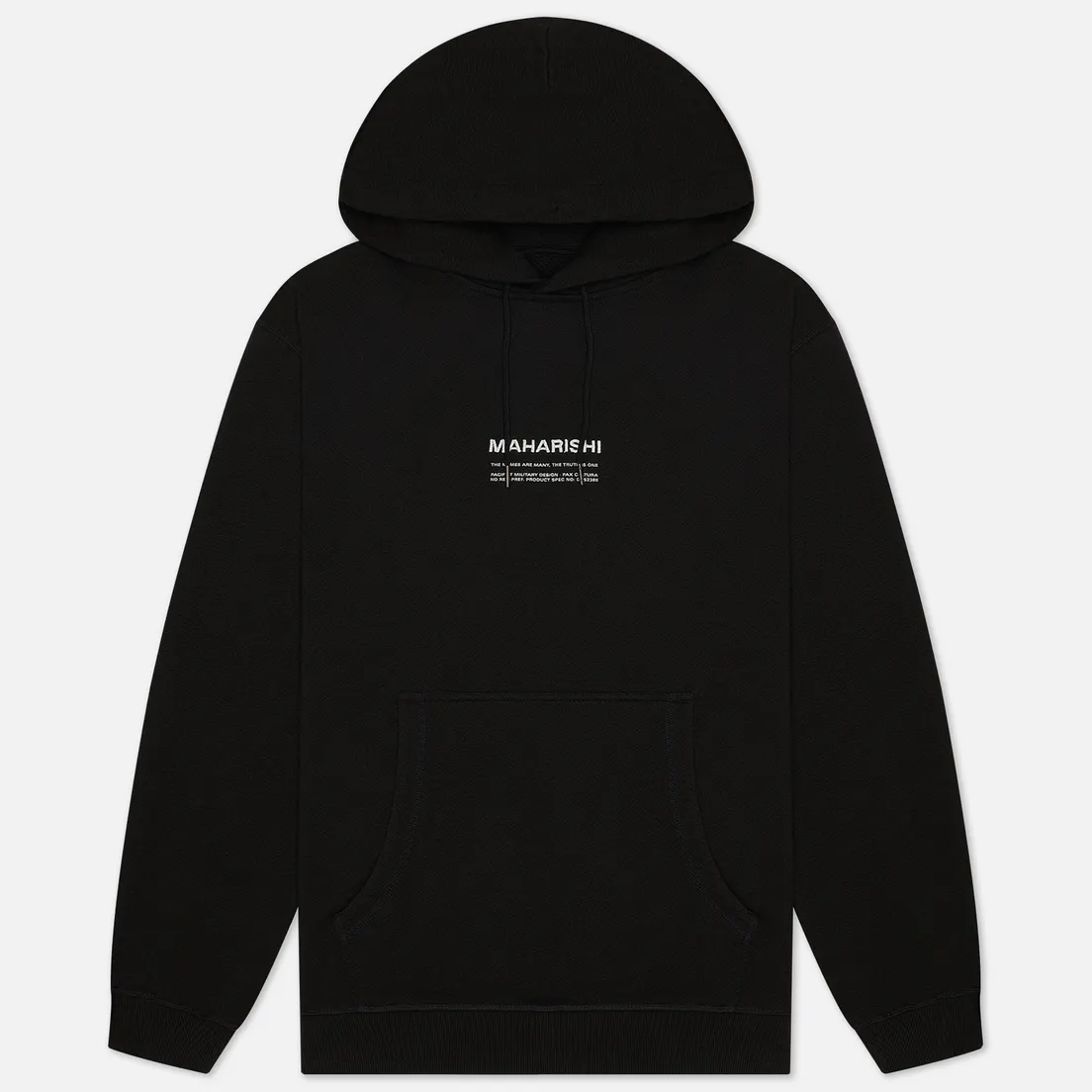 maharishi Мужская толстовка Organic Hooded Military Type Embroidery