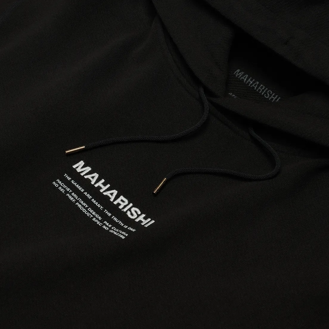 maharishi Мужская толстовка Organic Hooded Military Type Embroidery