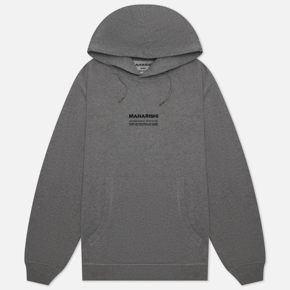 maharishi Мужская толстовка Organic Hooded Military Type Embroidery