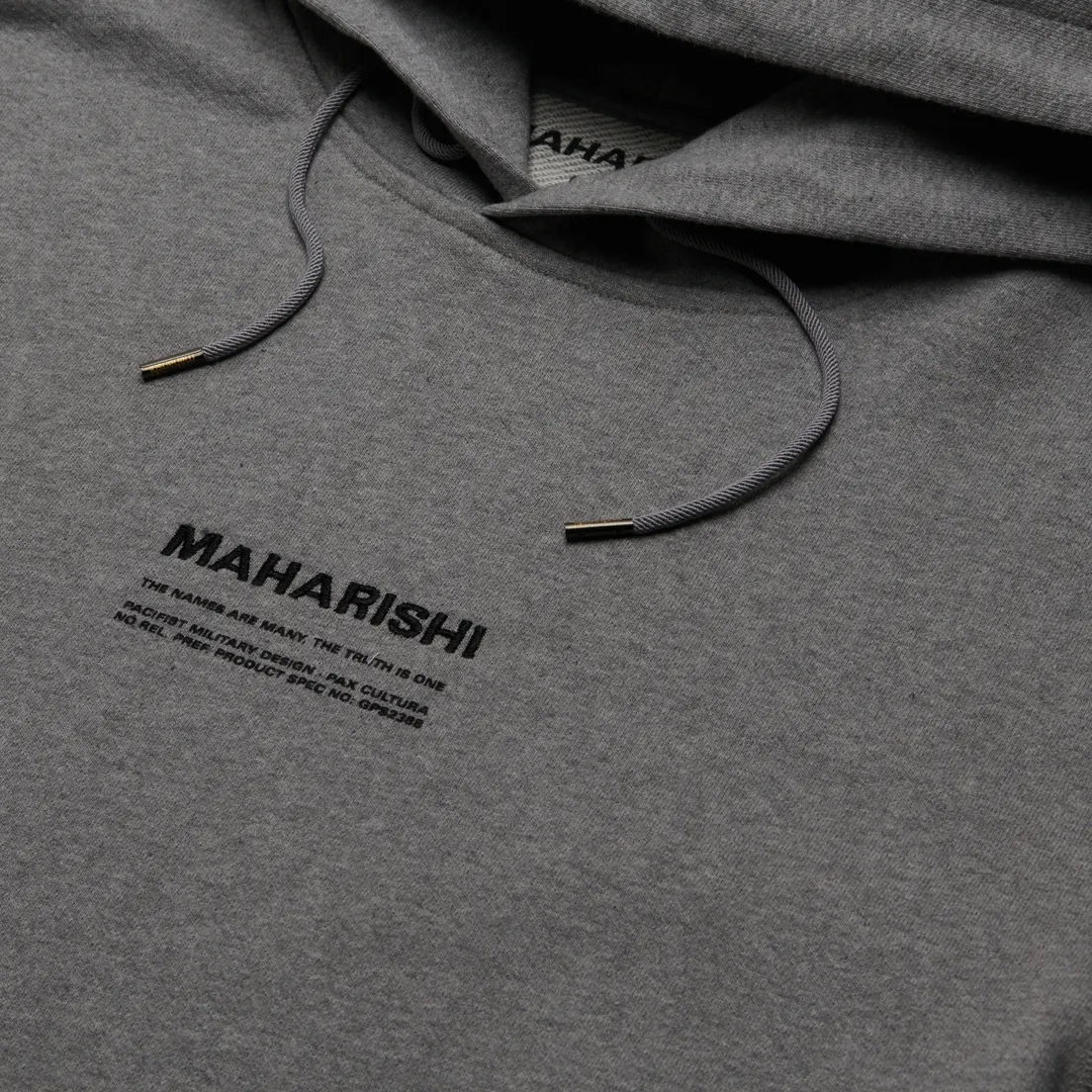 maharishi Мужская толстовка Organic Hooded Military Type Embroidery