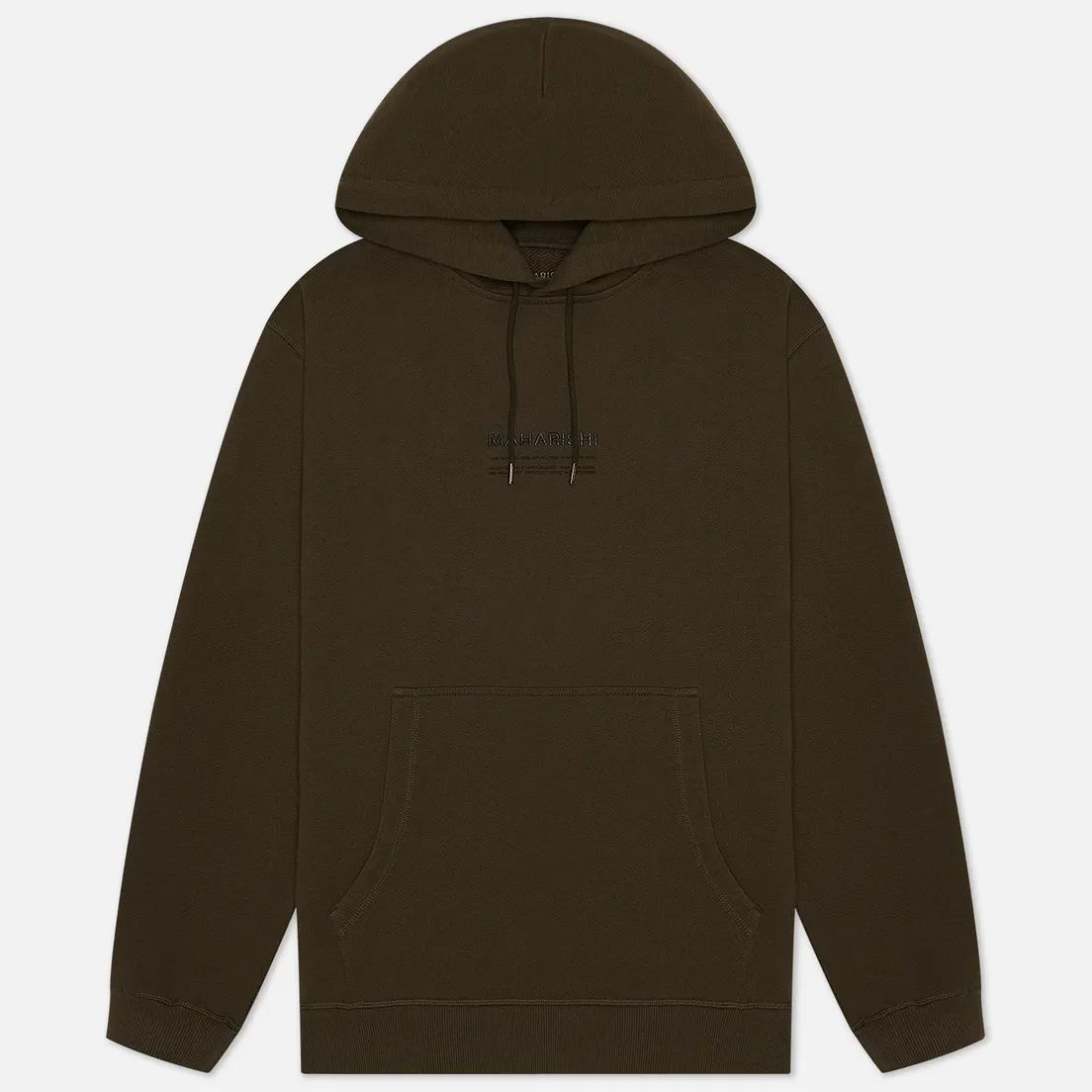 maharishi Мужская толстовка Organic Hooded Military Type Embroidery