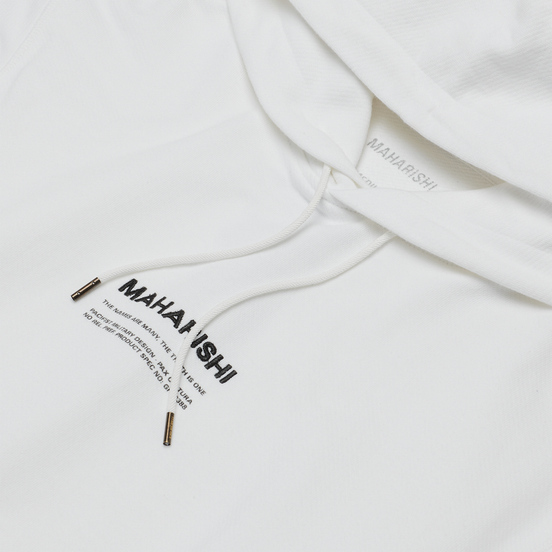 Мужская толстовка maharishi Organic Hooded Military Type Embroidery White